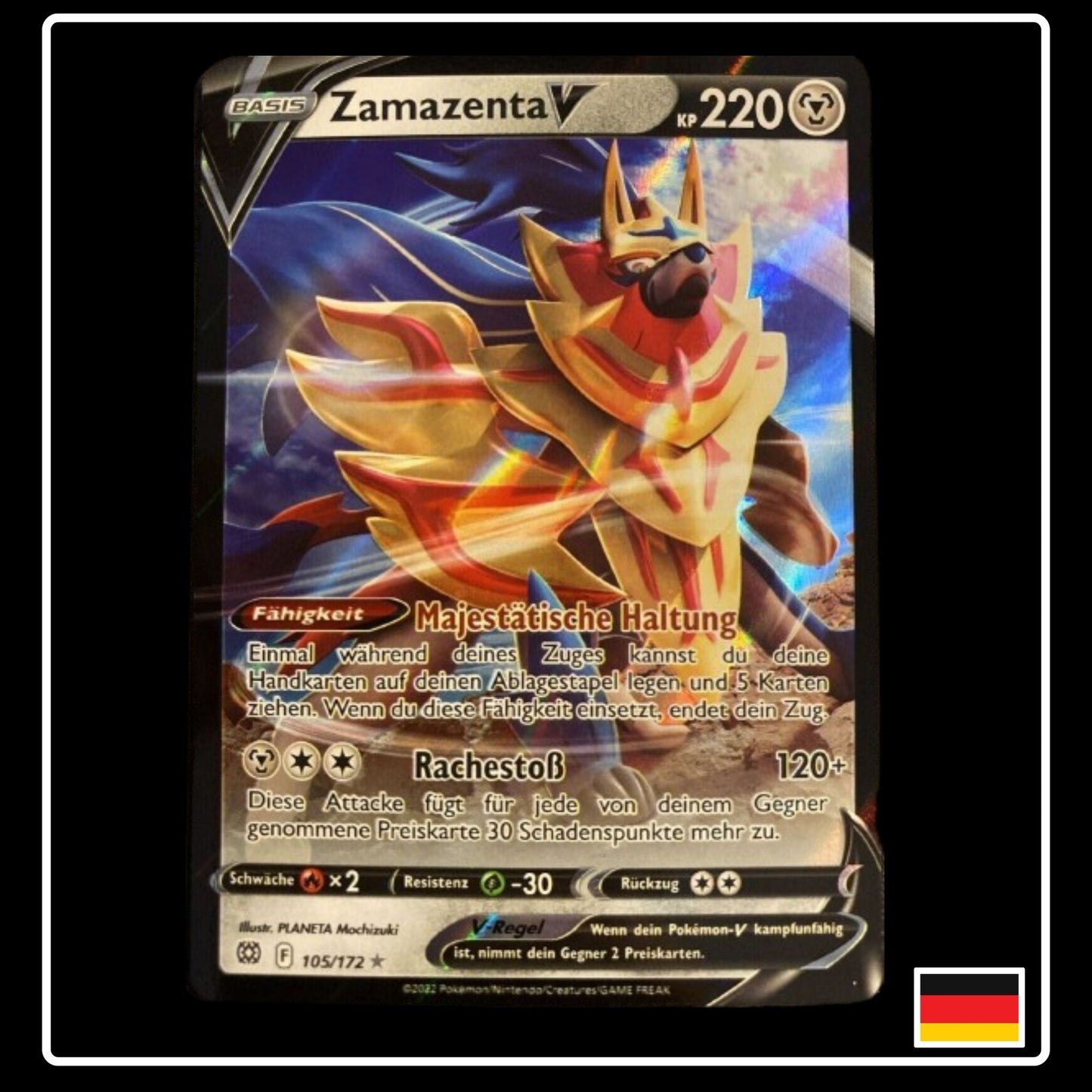 Zamazenta V Deutsch 105/172 Strahlende Sterne