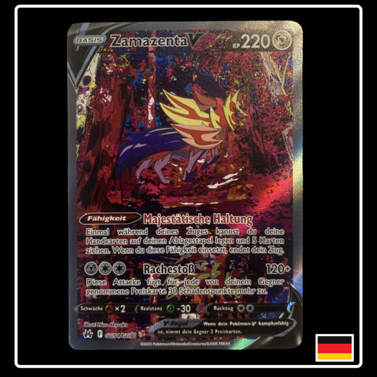 Zamazenta V Alternative Art Deutsch GG54/GG70 Zenit der Könige