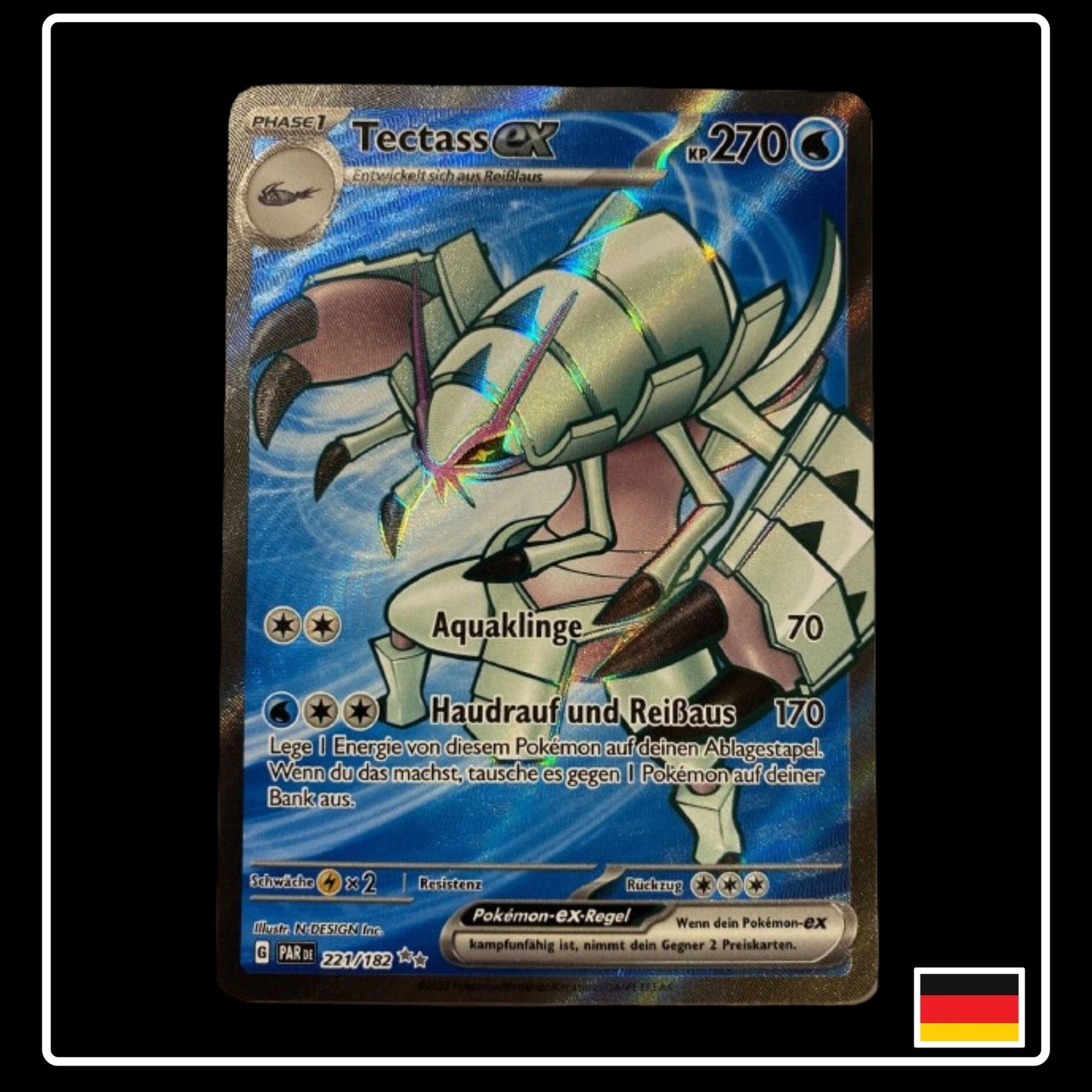 Tectass ex Full Art Deutsch 221/182 Paradox Rift