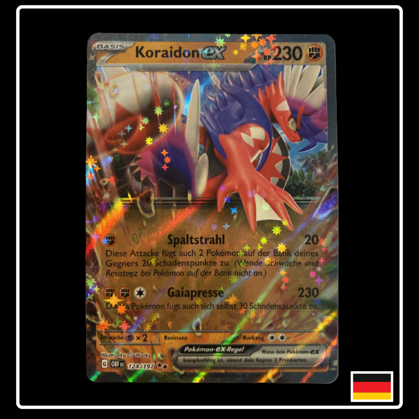 Koraidon ex Deutsch 124/197 Obsidian Flammen