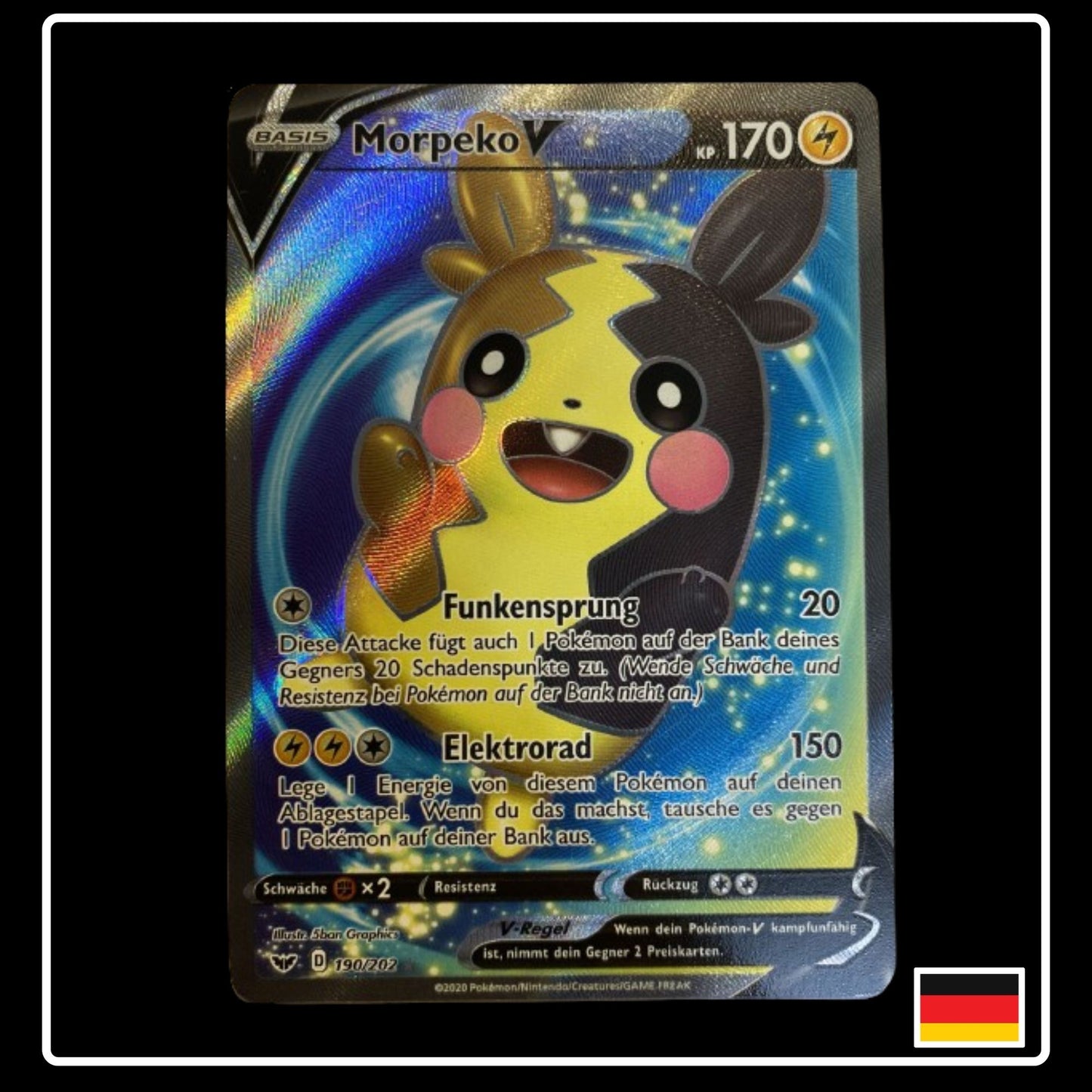 Morpeko V Full Art Deutsch 190/202 Schwert & Schild