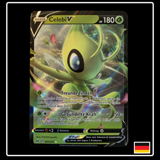 Celebi V Deutsch 001/202 Schwert & Schild