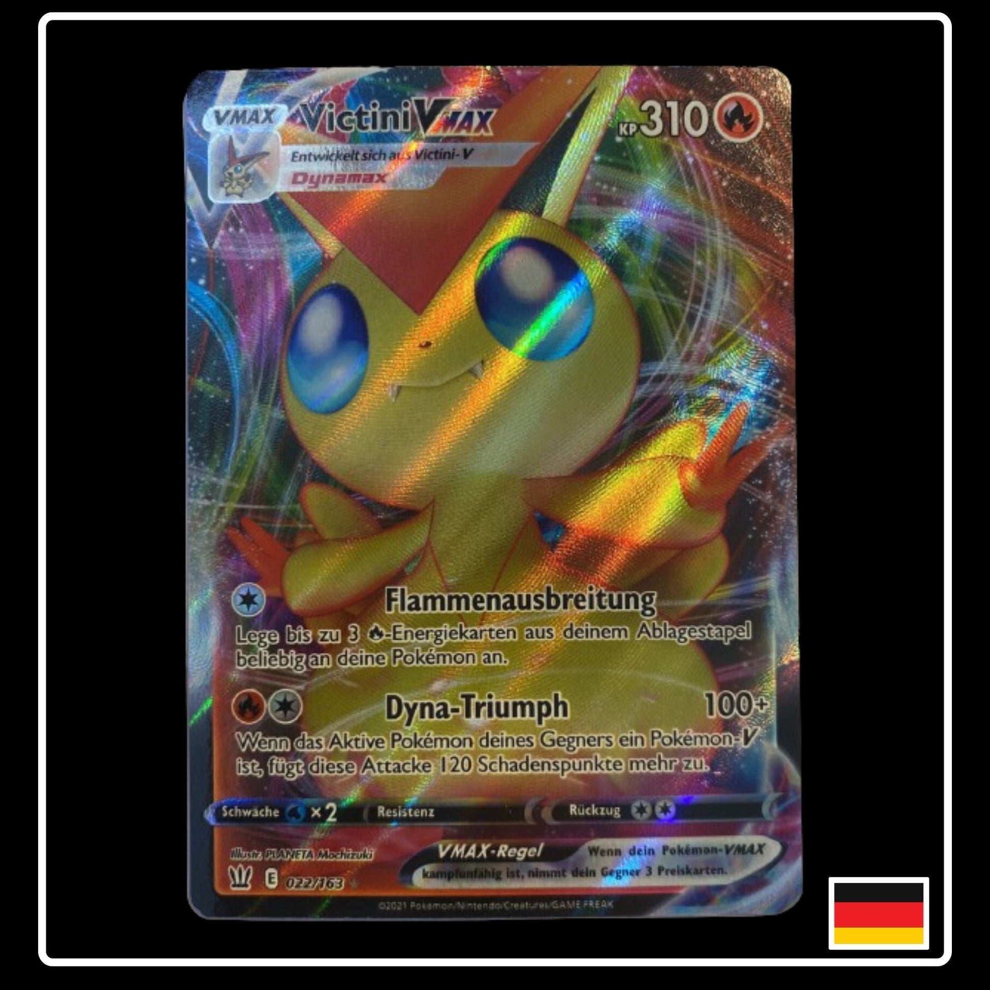 Victini VMAX Deutsch 022/163 Kampfstile PokeDirris Victini VMAX Deutsch 022/163 Kampfstile PokeDirris