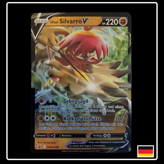 Hisui-Silvarro V Deutsch SWSH238 Black Star Promo