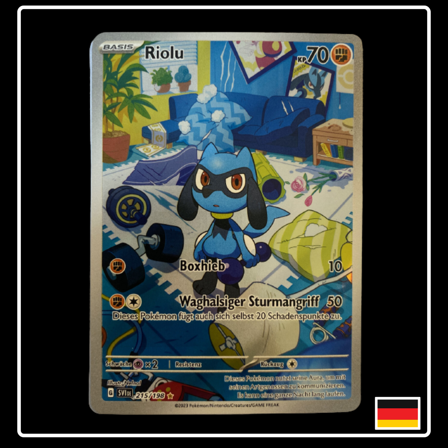 Riolu Art Rare Deutsch 215/198 Karmesin & Purpur