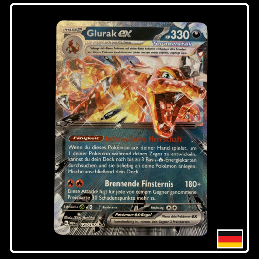 Glurak ex Deutsch 125/197 Obsidian Flammen