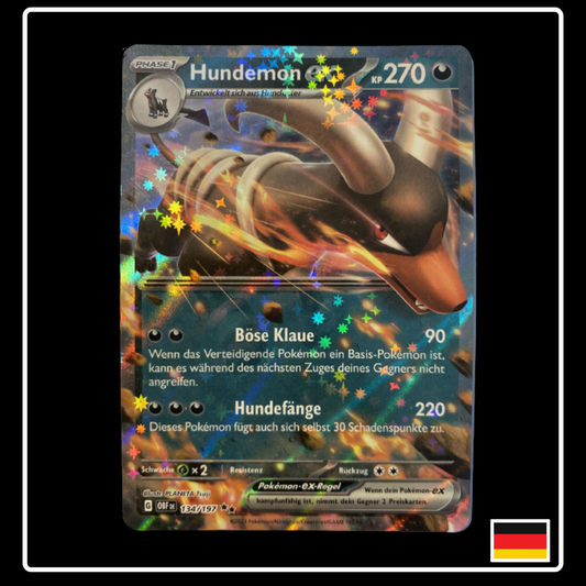 Hundemon ex Deutsch 134/197 Obsidian Flammen