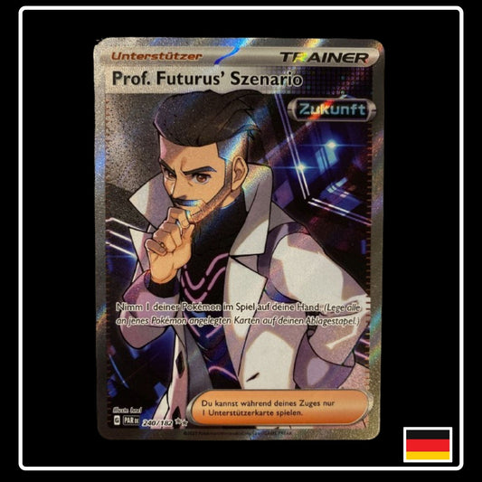 Prof. Futurus’ Szenario Trainer Full Art Deutsch 240/182 Paradox Rift