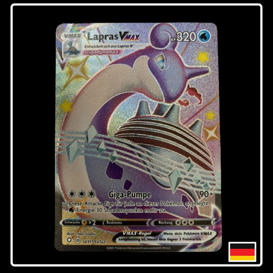 Lapras VMAX Shiny Deutsch SV111/SV122 Glänzendes Schicksal