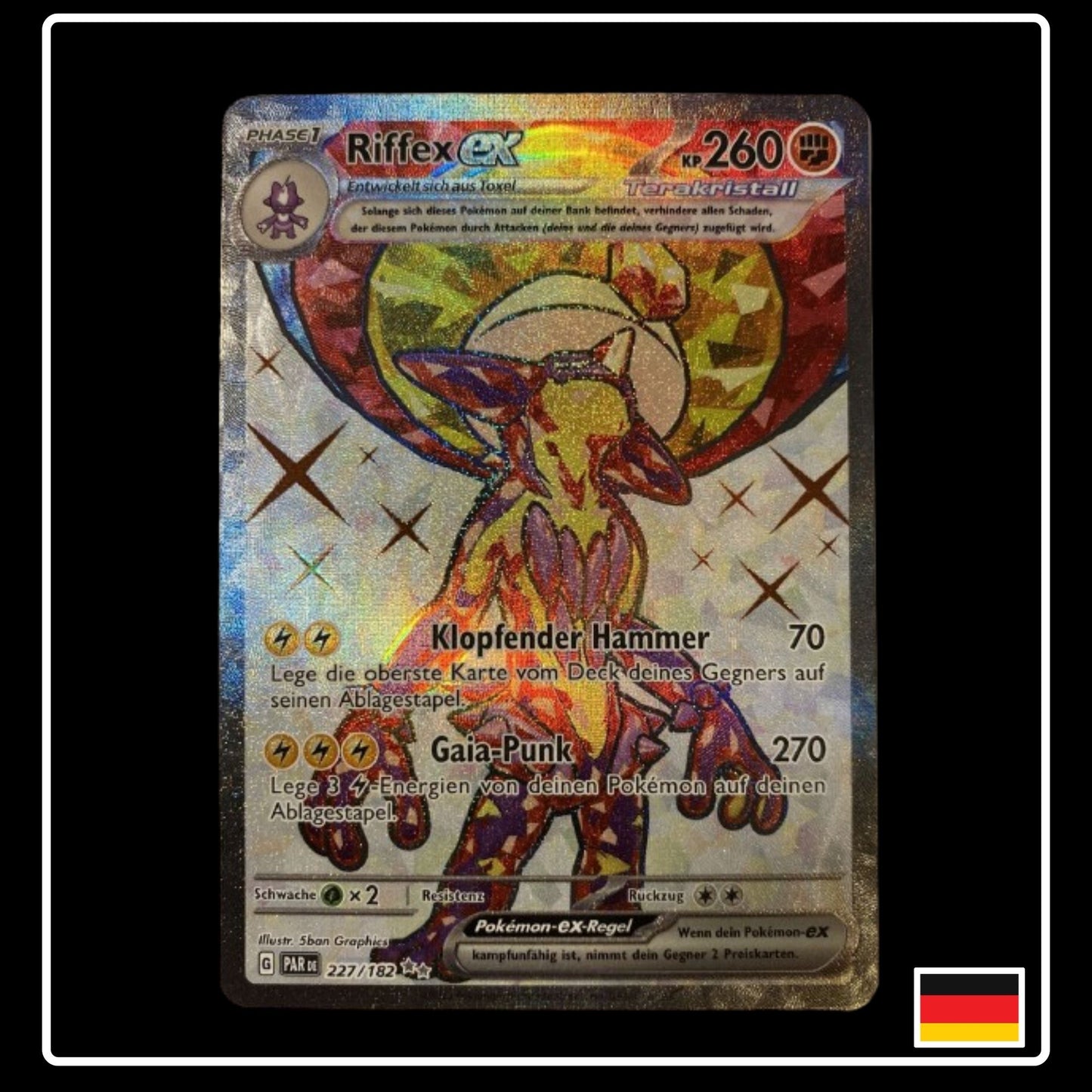 Riffex ex Tera Full Art Deutsch 227/182 Paradox Rift