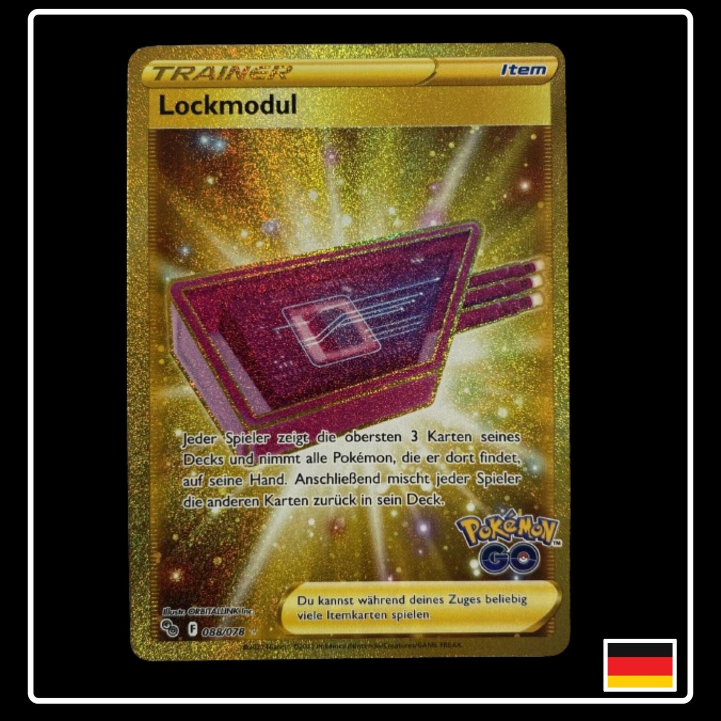 Lockmodul Gold Deutsch 088/078 Pokemon GO