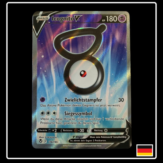 Icognito V Full Art Deutsch 176/195 Silberne Sturmwinde