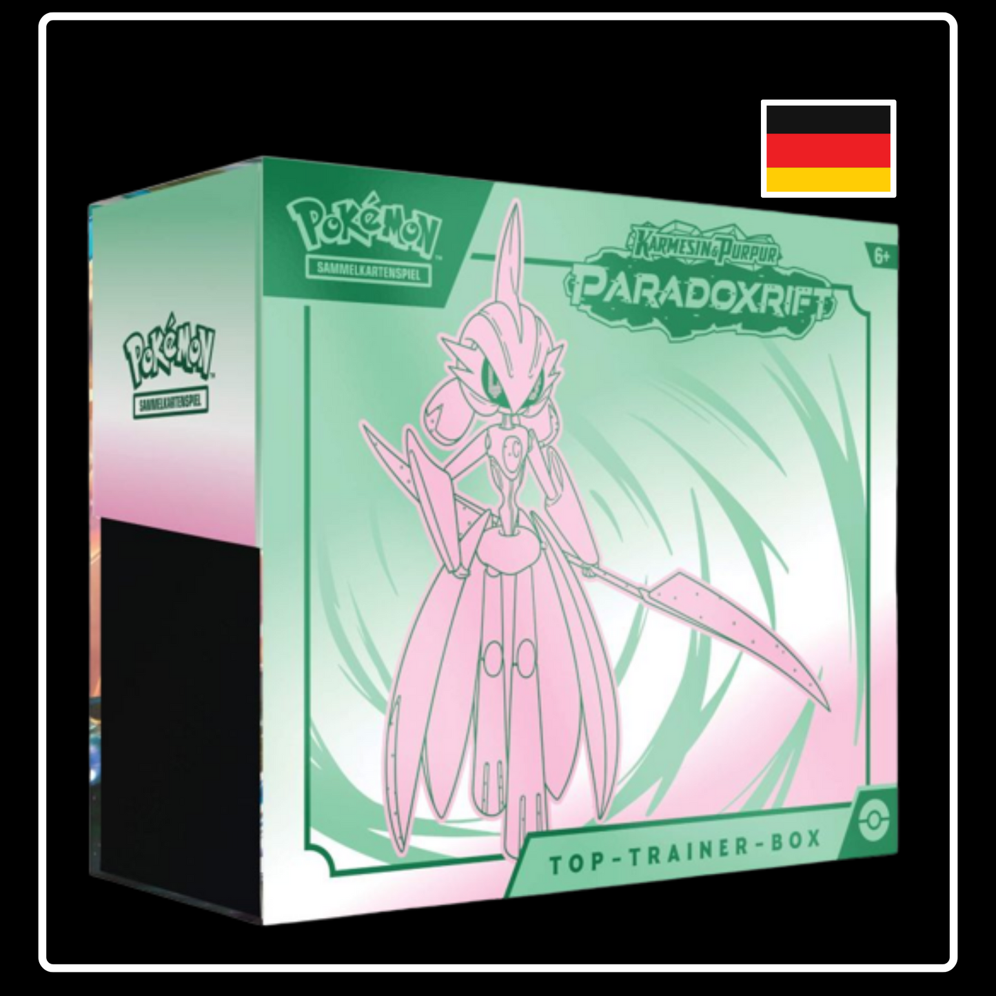 Karmesin & Purpur Paradox Rift Top Trainer Box