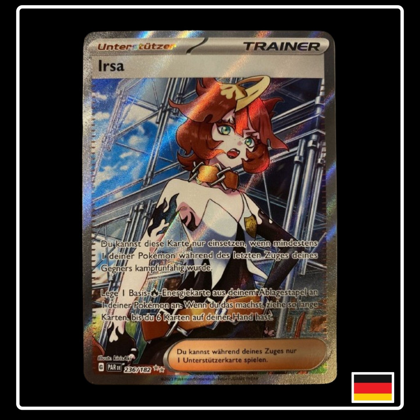 Irsa Trainer Full Art Deutsch 236/182 Paradox Rift