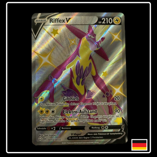 Riffex V Full Art Shiny Deutsch SV112/SV122 Glänzendes Schicksal