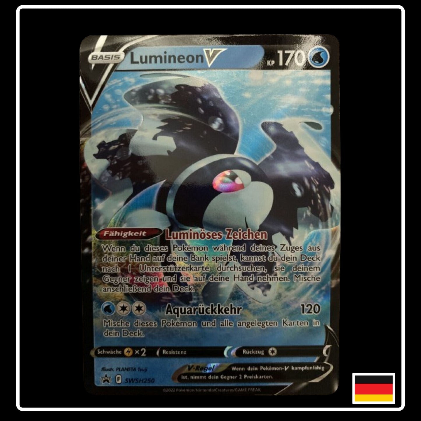 Lumineon V Deutsch SWSH250 Black Star Promo