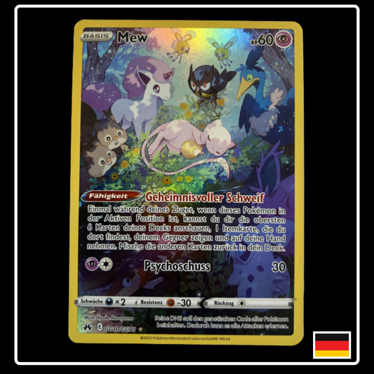 Mew Art Rare Deutsch GG10/GG70 Zenit der Könige