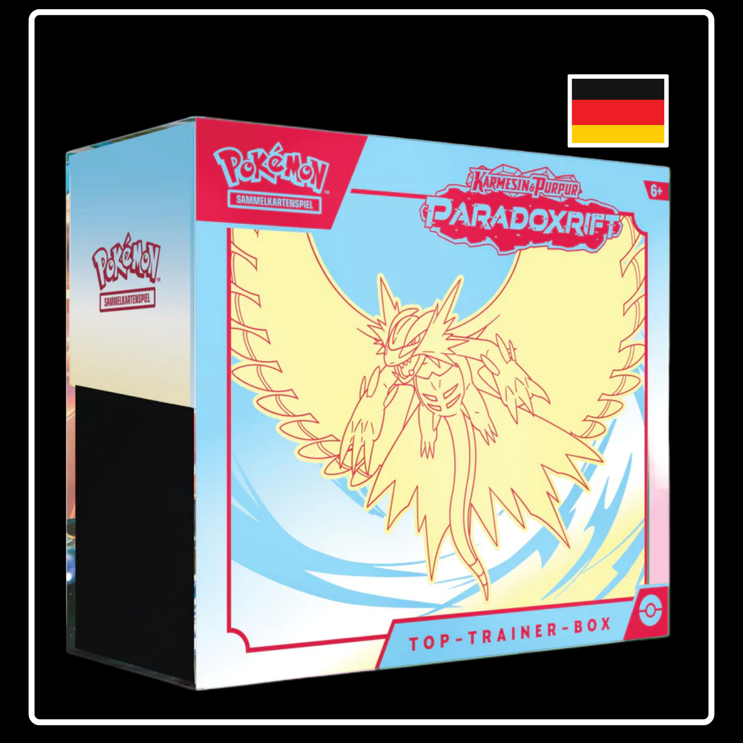 Karmesin & Purpur Paradox Rift Top Trainer Box