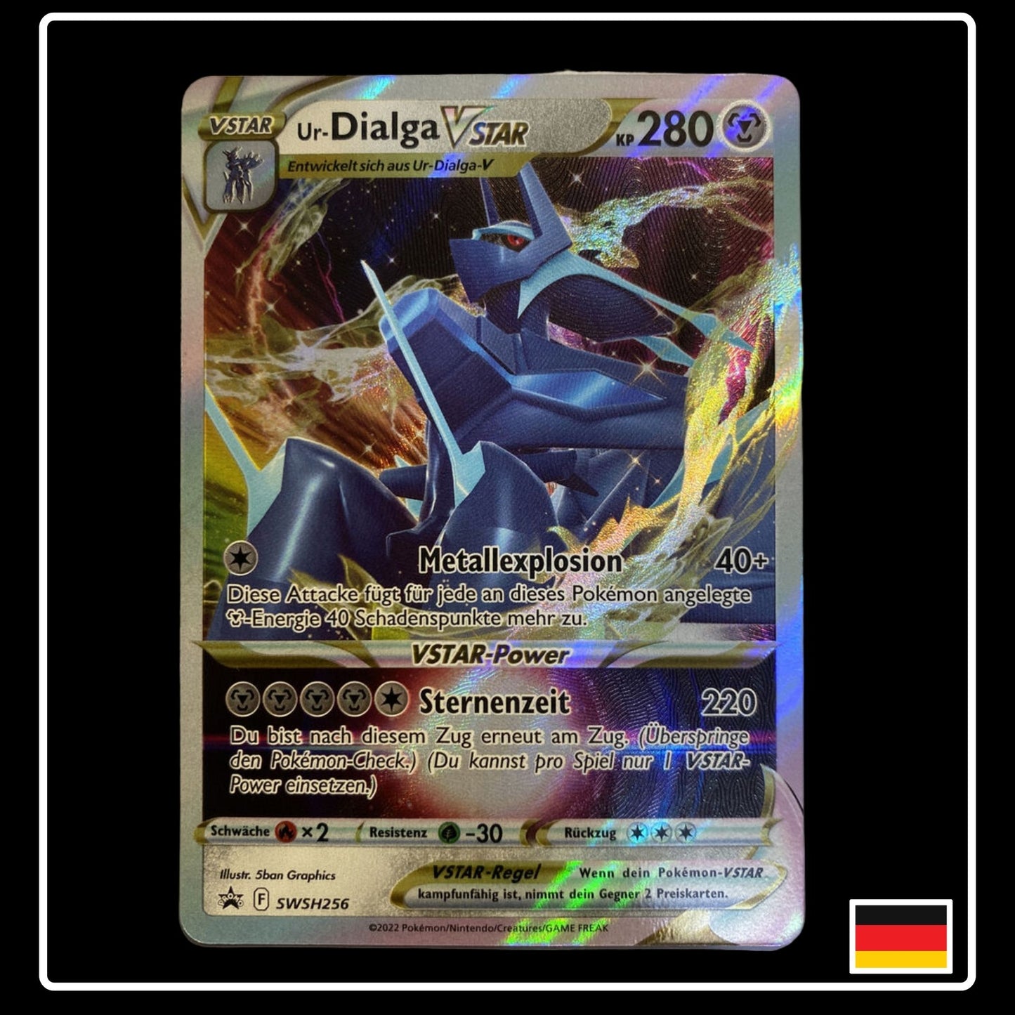 Ur-Dialga VSTAR Deutsch SWSH256 Black Star Promo