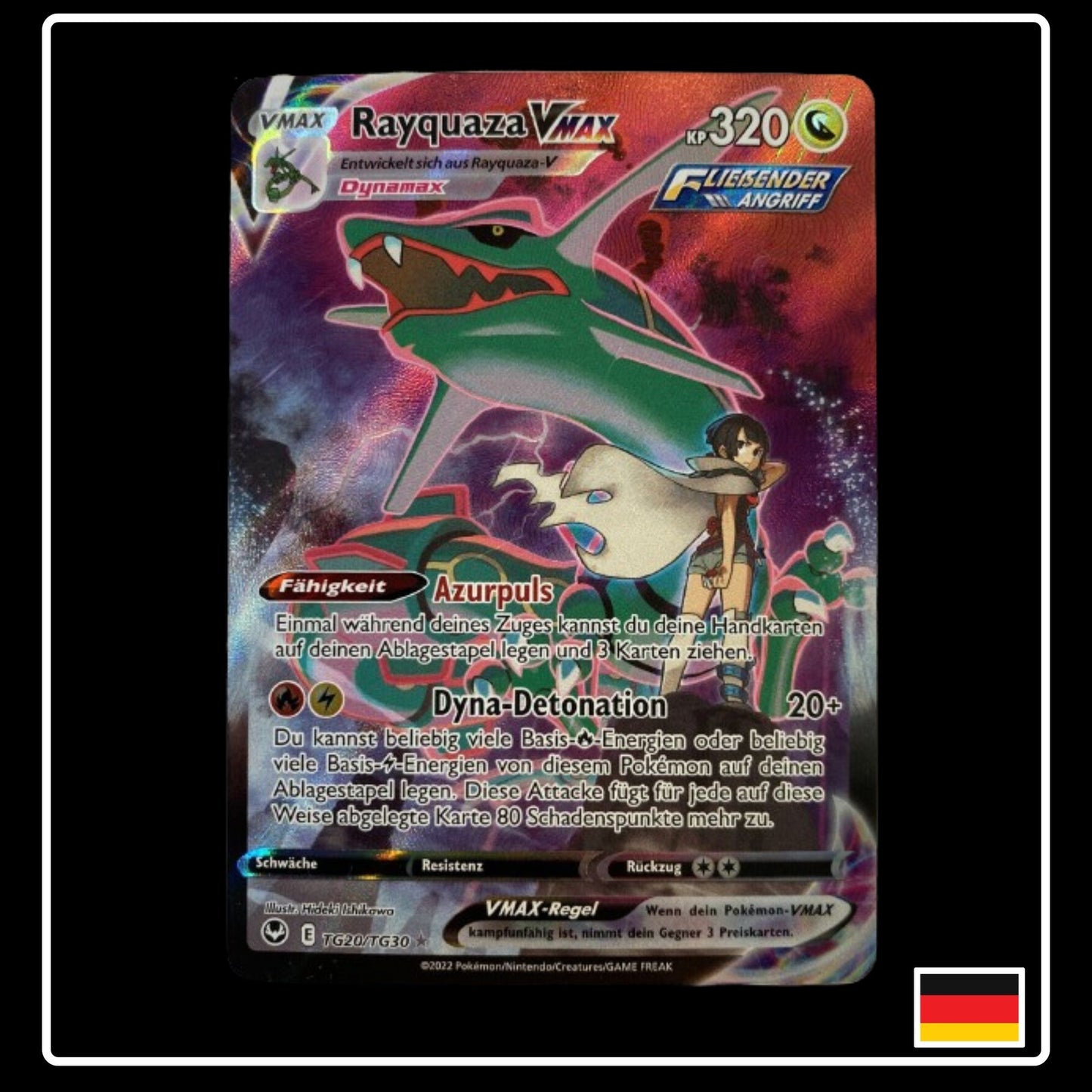 Rayquaza VMAX CHR Deutsch TG20/TG30 Silberne Sturmwinde