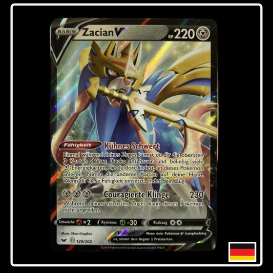 Zacian V Deutsch 138/202 Schwert & Schild