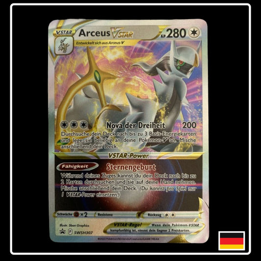 Arceus VSTAR Deutsch SWSH307 Black Star Promo