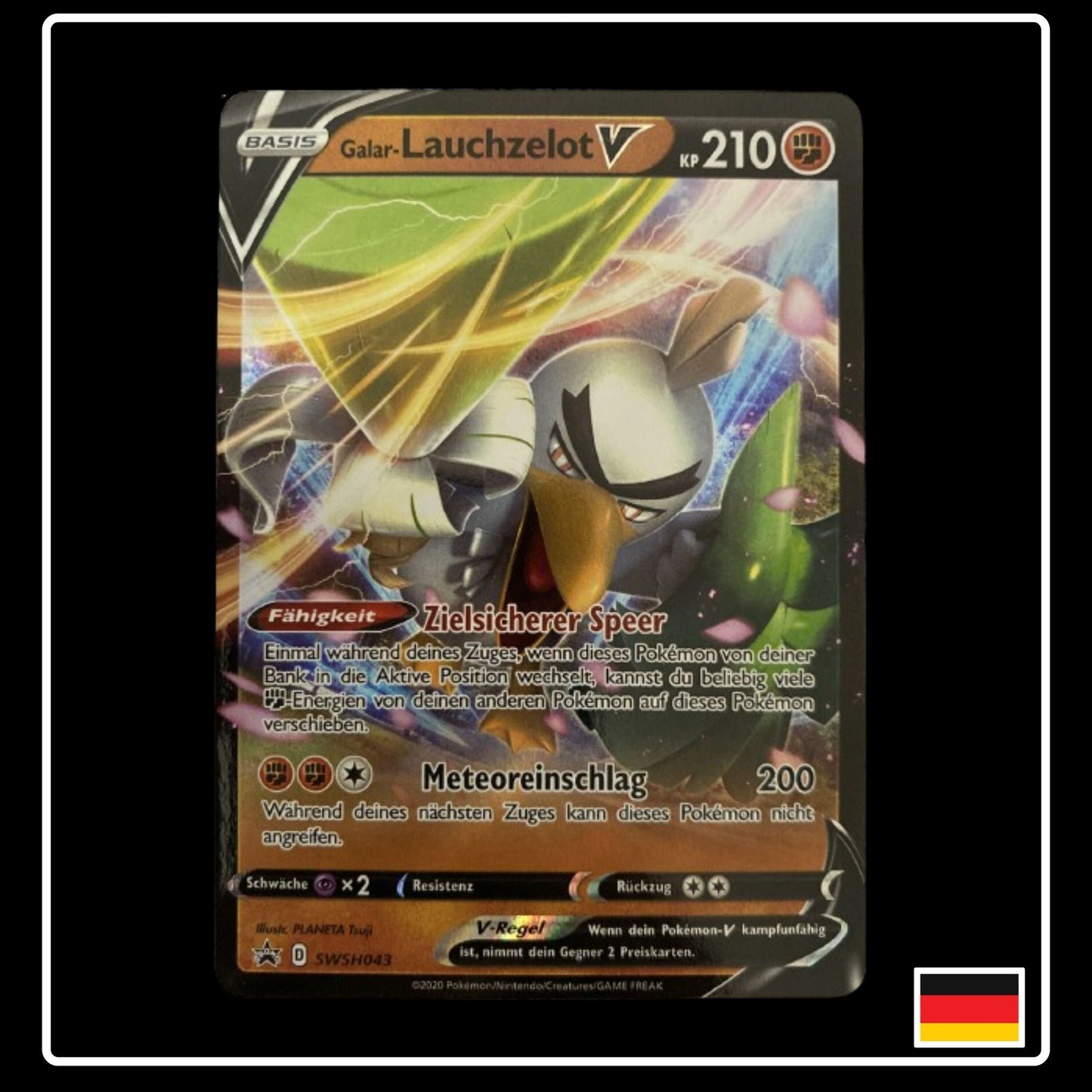 Galar-Lauchzelot V Deutsch SWSH043 Black Star Promo