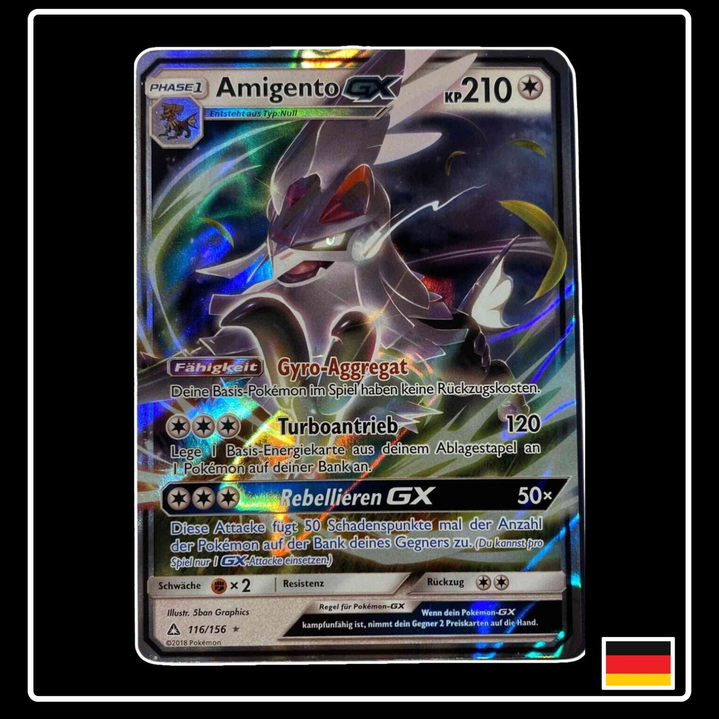 Amigento GX 116/156 Pokemon Ultra-Prisma