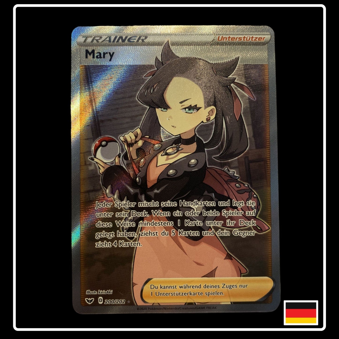 Mary Trainer Full Art Deutsch 200/202 Schwert & Schild