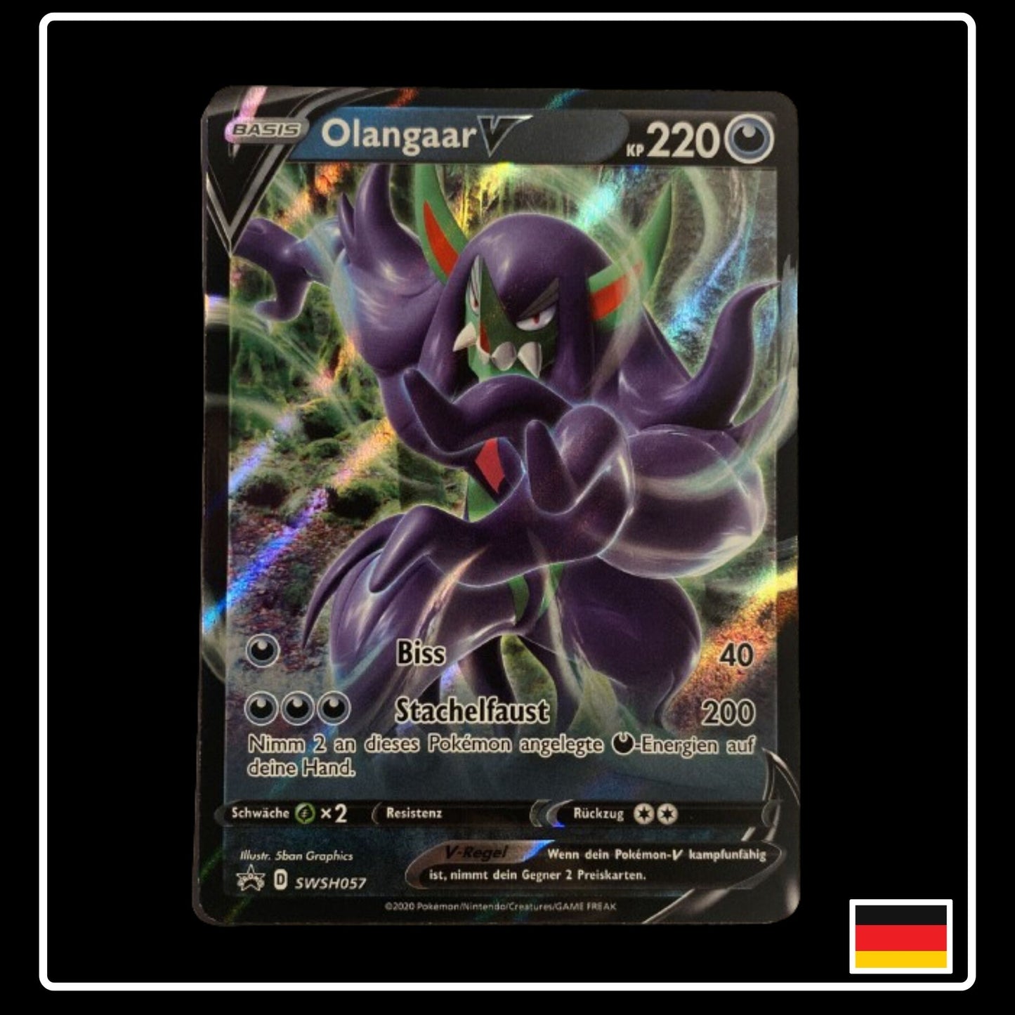 Olangaar V Deutsch SWSH057 Black Star Promo