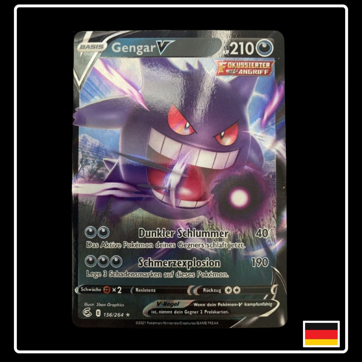 Gengar V Deutsch 156/264 Fusionsangriff