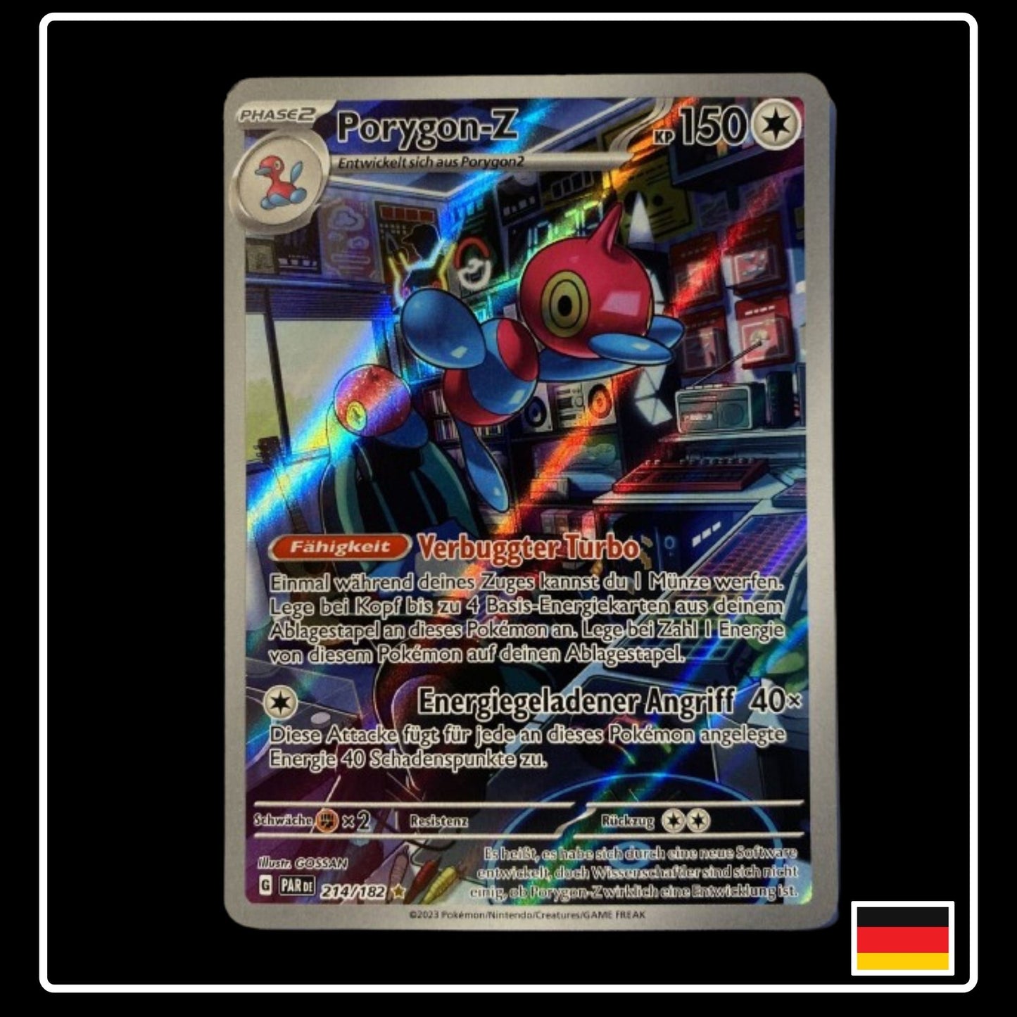 Porygon-Z Art Rare Deutsch 214/182 Paradox Rift