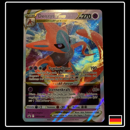 Deoxys VSTAR Deutsch SWSH268 Black Star Promo