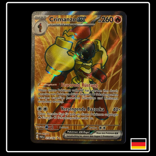 Crimanzo ex Full Art Deutsch 218/182 Paradox Rift