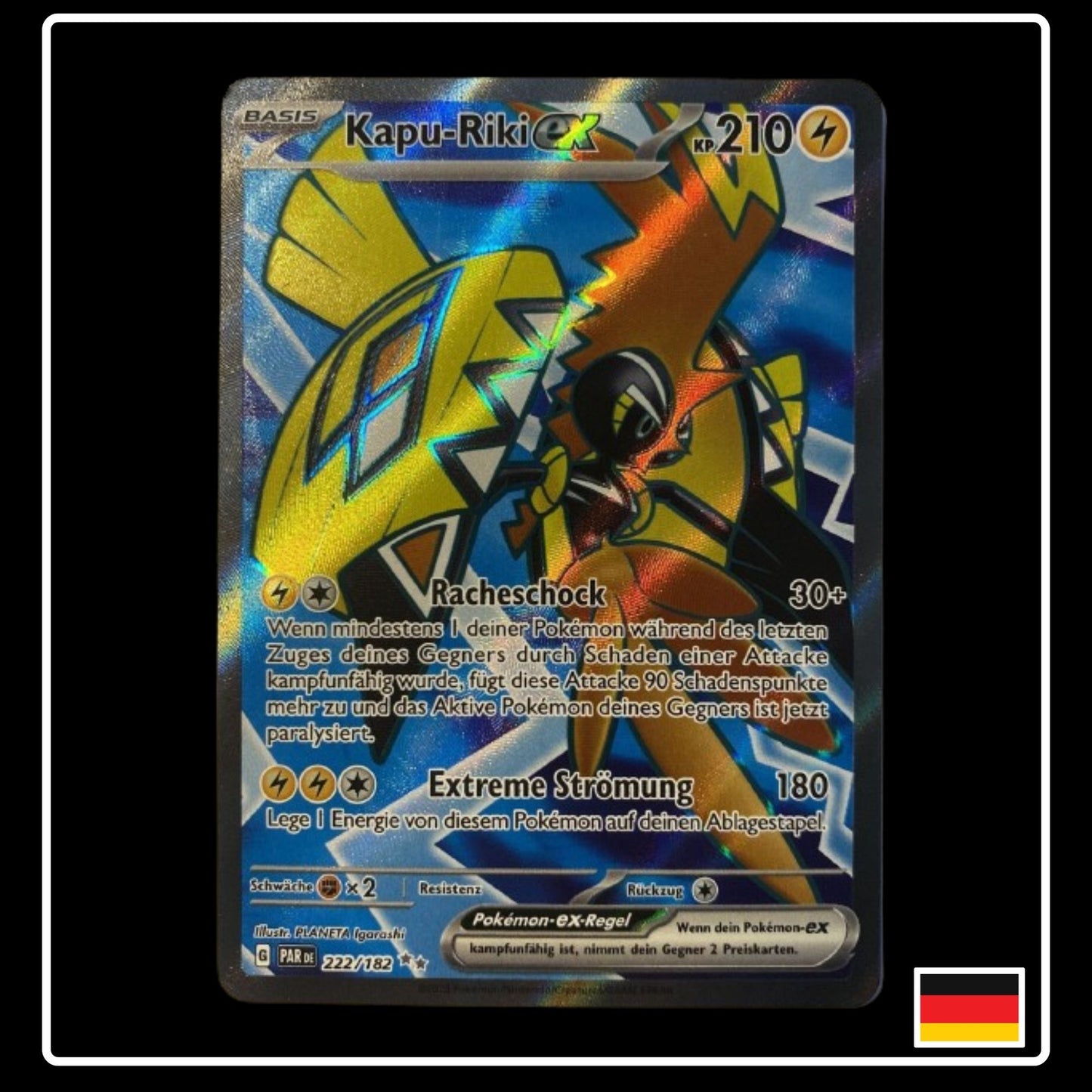 Kapu-Riki ex Full Art Deutsch 222/182 Paradox Rift