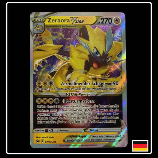 Zeraora VSTAR Deutsch SWSH265 Black Star Promo