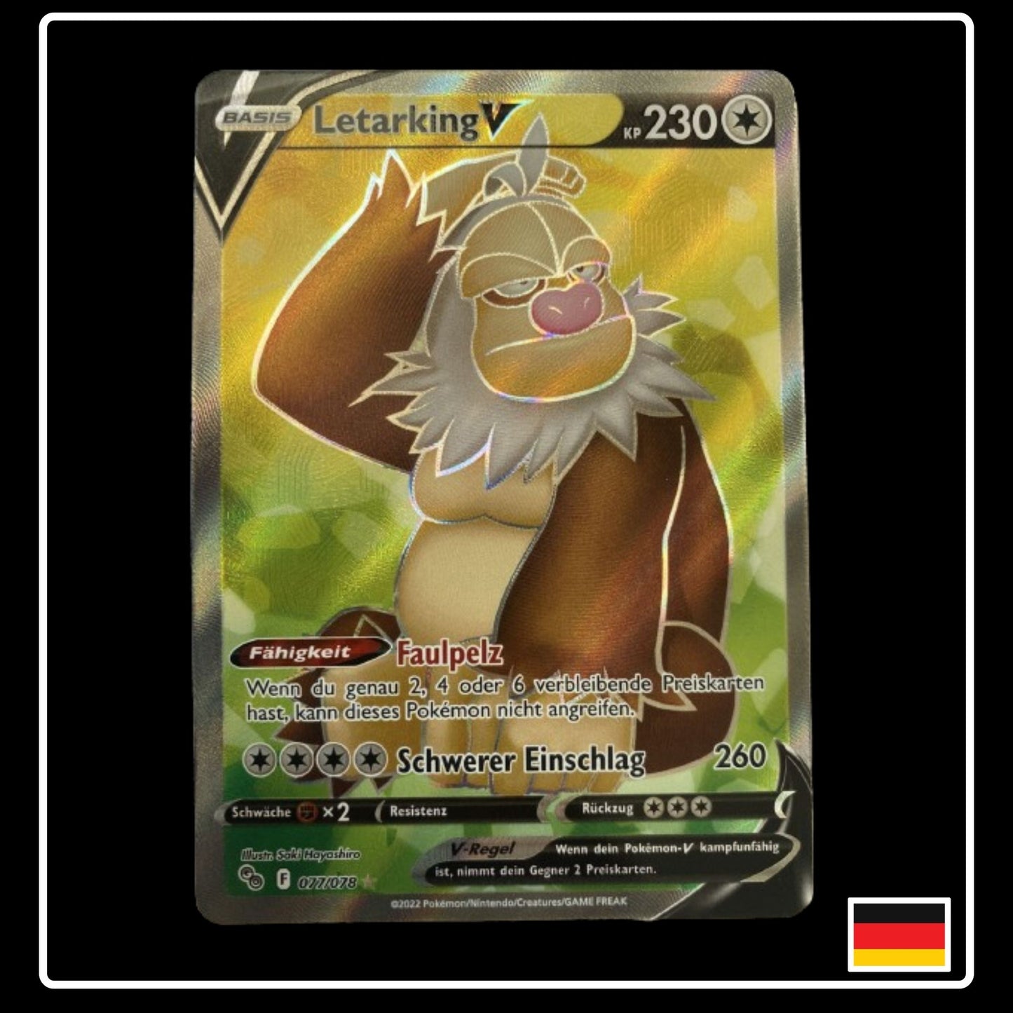 Letarking V Full Art Deutsch 077/078 Pokemon GO