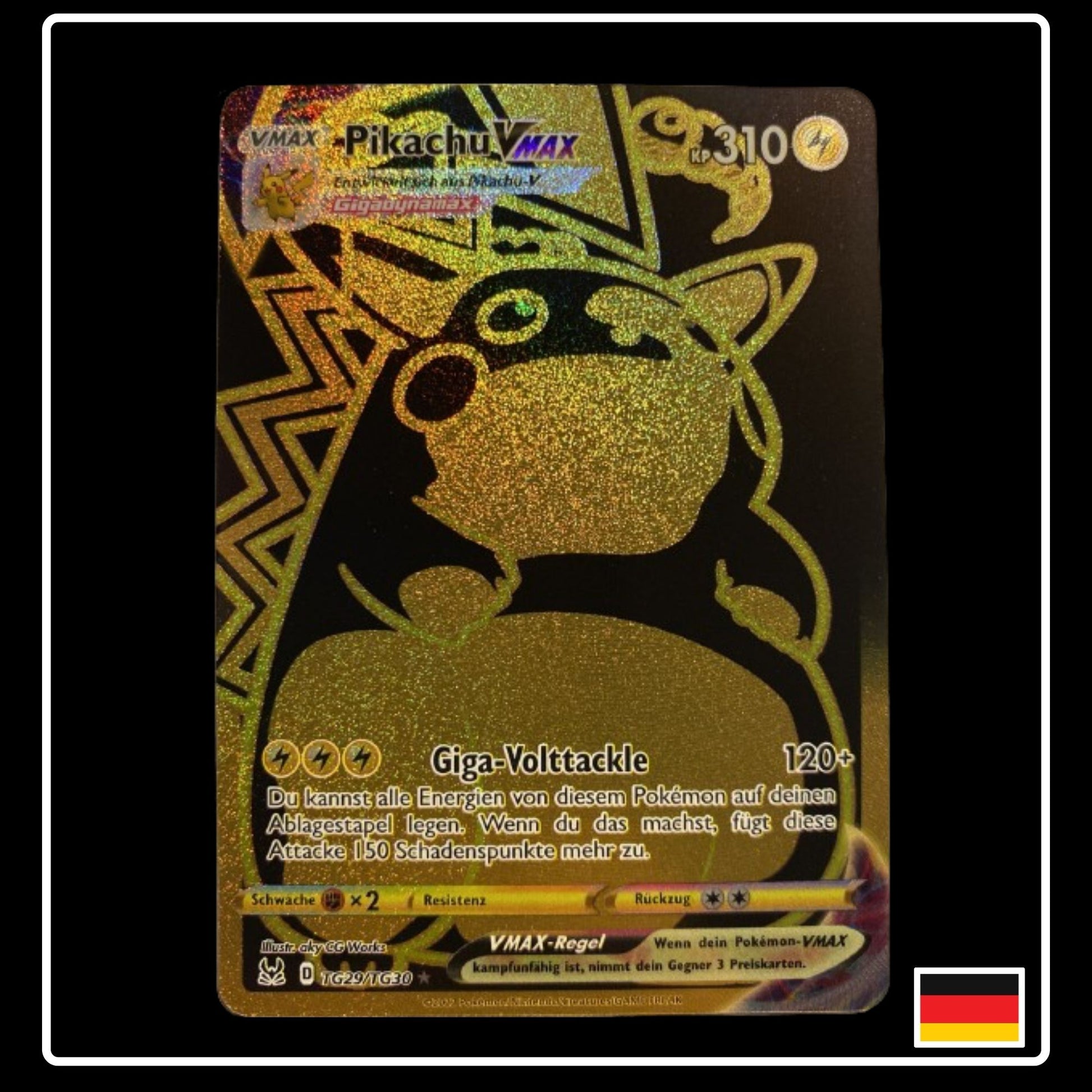 Gold Rainbow Pokemon Lost Origin PIKACHU VMAX Golden Trainer Gallery TG29/TG30 Card - Near Mint Pikachu V TG16/TG30 Swsh11: Lost Origin Trainer Gallery Gold Rainbow Pokemon Lost Origin PIKACHU VMAX Golden Trainer Gallery TG29/TG30 Card - Near Mint Pikachu V TG16/TG30 Swsh11: Lost Origin Trainer Gallery