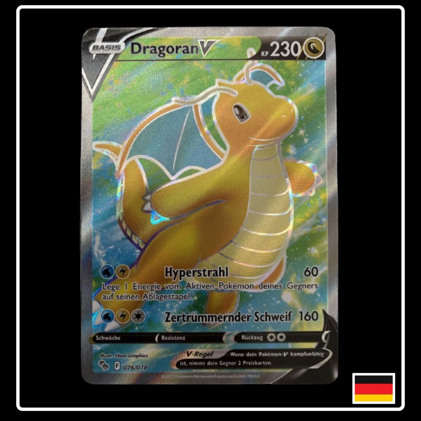 Dragoran V Full Art Deutsch 076/078 Pokemon GO