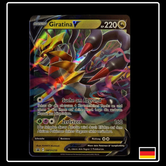 Giratina V Deutsch SWSH259 Black Star Promo