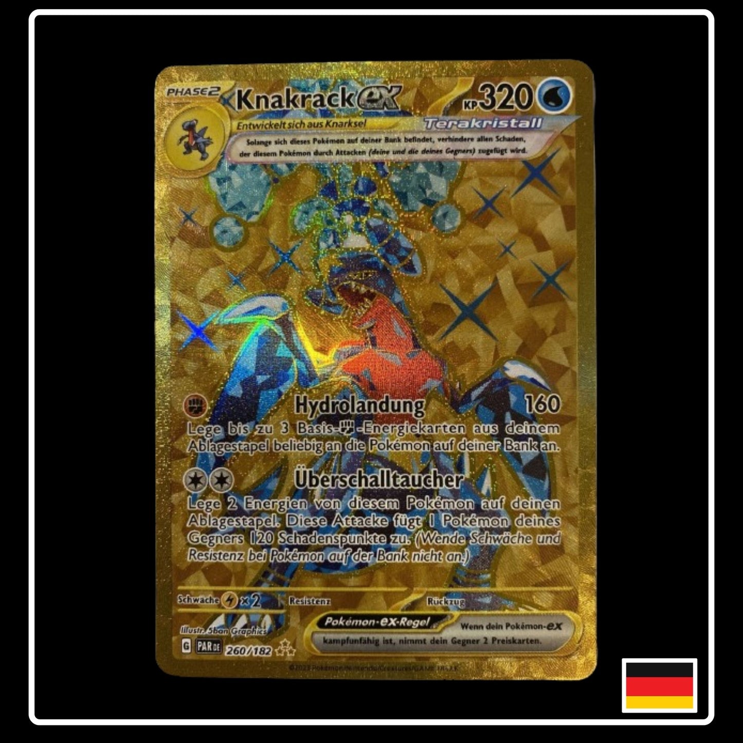 Knakrack ex Hyper Rare Deutsch 260/182 Paradox Rift