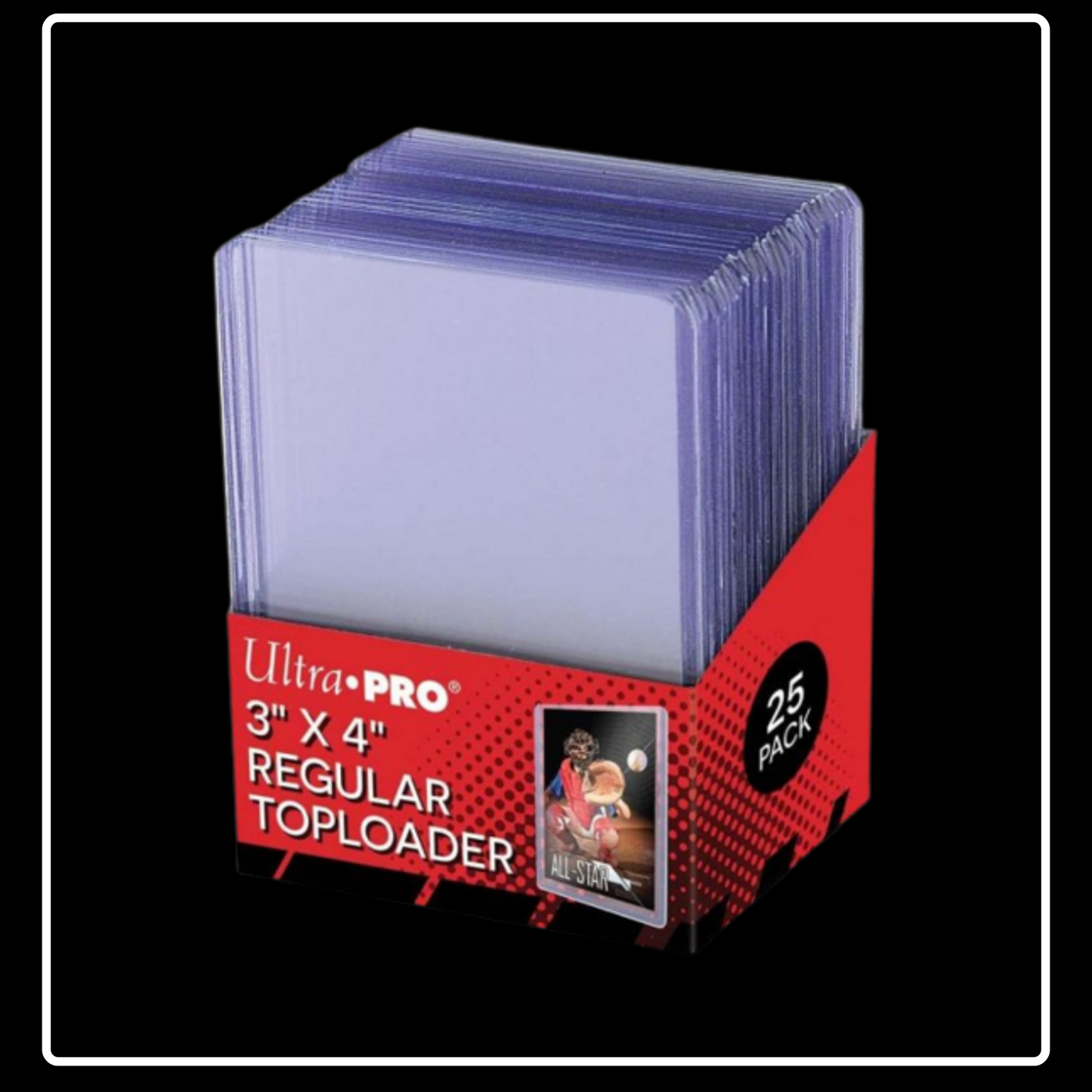 Ultra Pro Toploader - Regular - 3" x 4" (25 Stück)