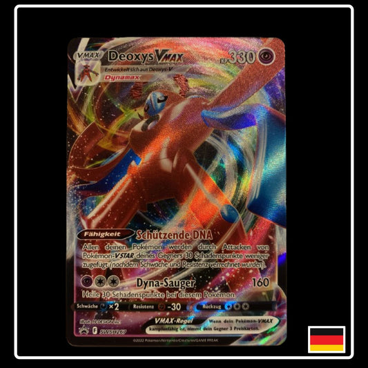 Deoxys VMAX Deutsch SWSH267 Black Star Promo