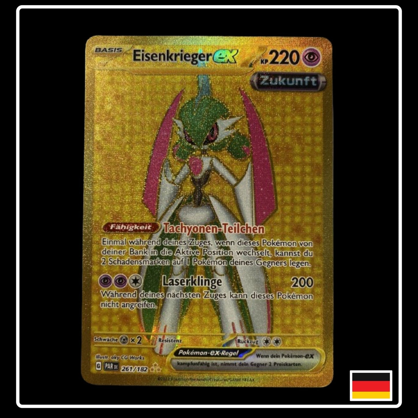 Eisenkrieger ex Hyper Rare Deutsch 261/182 Paradox Rift