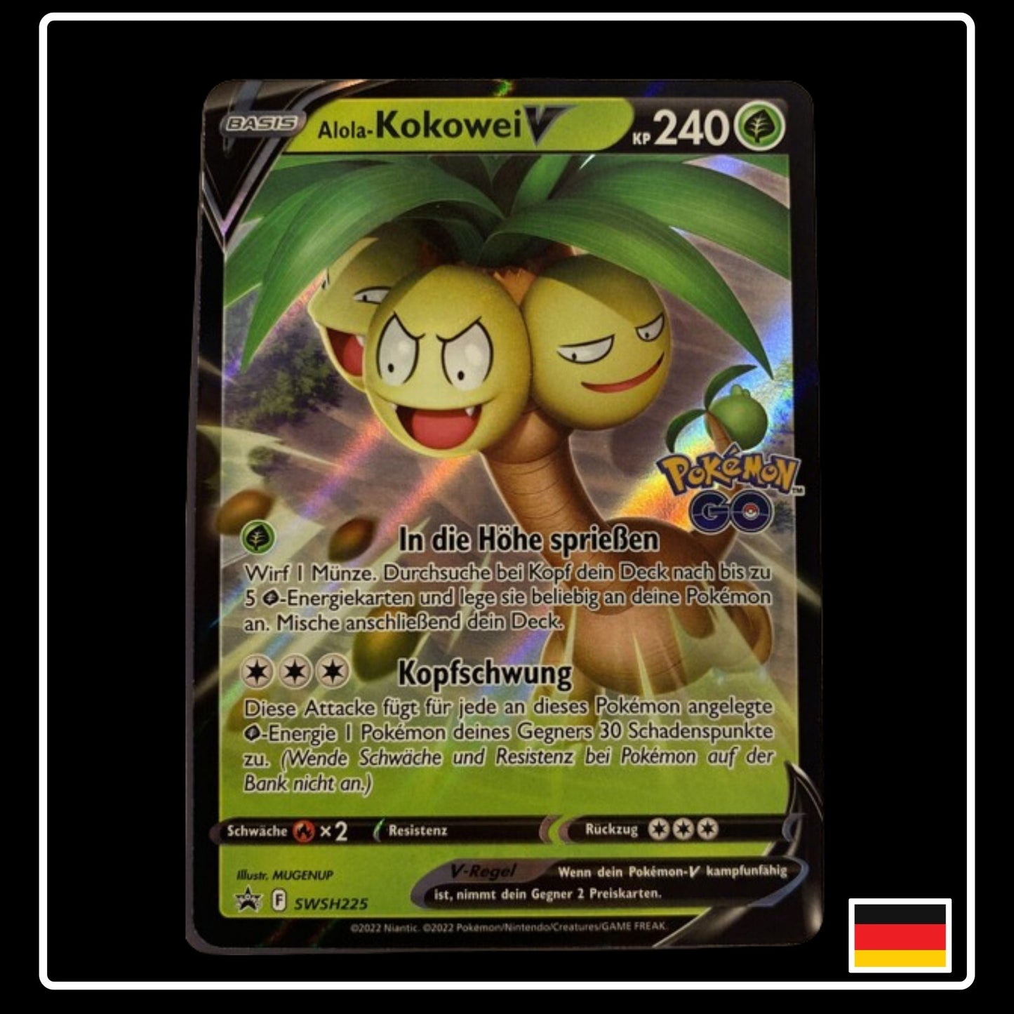 Alola-Kokowei V Deutsch SWSH225 Black Star Promo