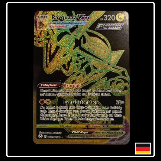 Rayquaza VMAX Gold Deutsch TG29/TG30 Silberne Sturmwinde