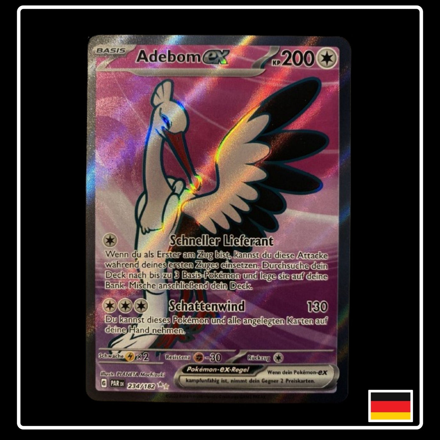 Adebom ex Full Art Deutsch 234/182 Paradox Rift