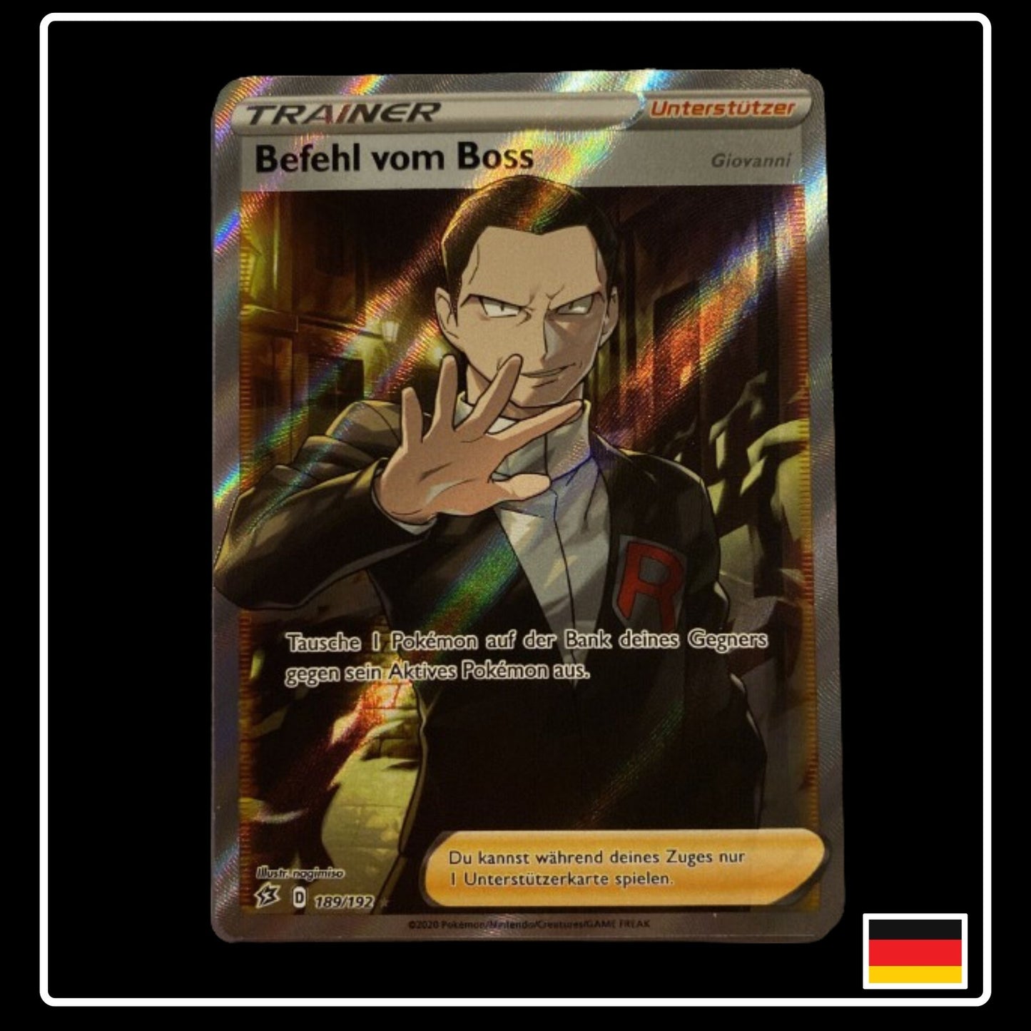 Befehl vom Boss Full Art Deutsch 189/192 Clash der Rebellen