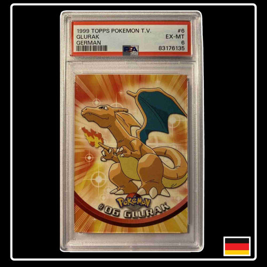 Glurak Topps PSA 6 Topps #6 1999