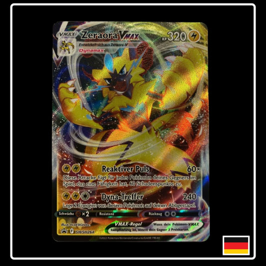 Zeraora VMAX Deutsch SWSH264 Black Star Promo